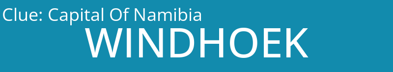 Capital Of Namibia