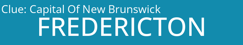 Capital Of New Brunswick