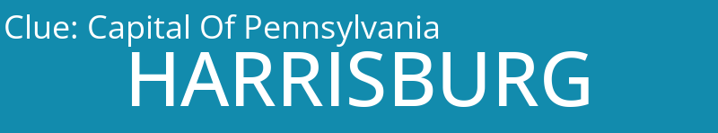 Capital Of Pennsylvania