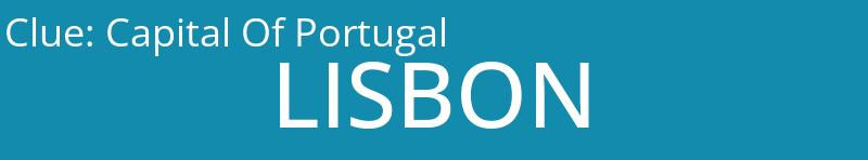 Capital Of Portugal