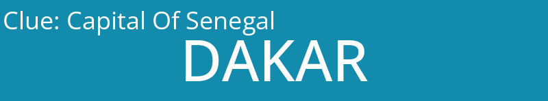 Capital Of Senegal