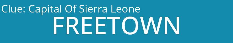 Capital Of Sierra Leone