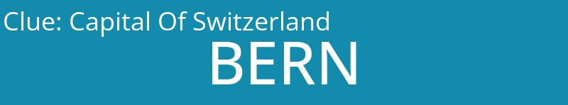 Capital Of Switzerland
