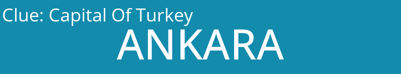Capital Of Turkey