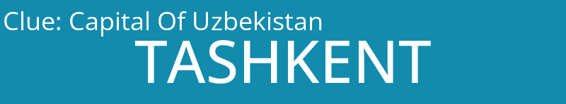 Capital Of Uzbekistan