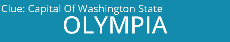 Capital Of Washington State