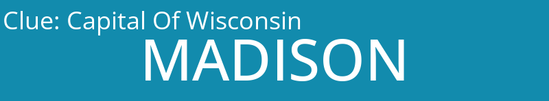 Capital Of Wisconsin