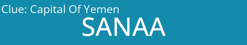 Capital Of Yemen