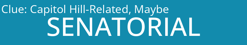 Capitol Hill-Related, Maybe