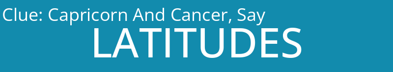 Capricorn And Cancer, Say