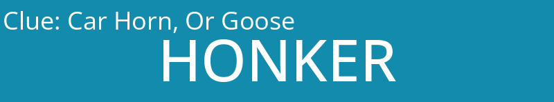 Car Horn, Or Goose