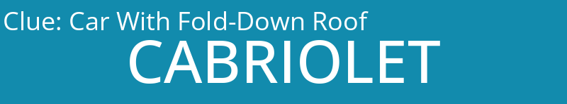 Car With Fold-Down Roof