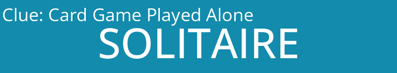 Card Game Played Alone