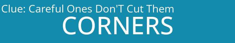 Careful Ones Don'T Cut Them