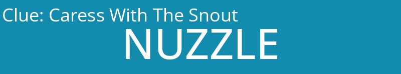 Caress With The Snout