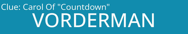 Carol Of "Countdown"