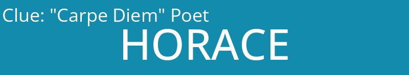 "Carpe Diem" Poet