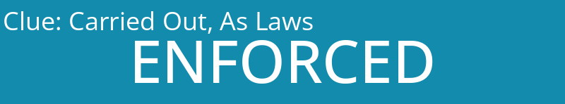 Carried Out, As Laws