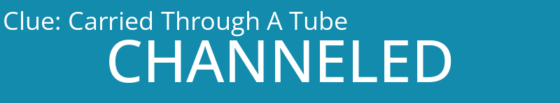 Carried Through A Tube