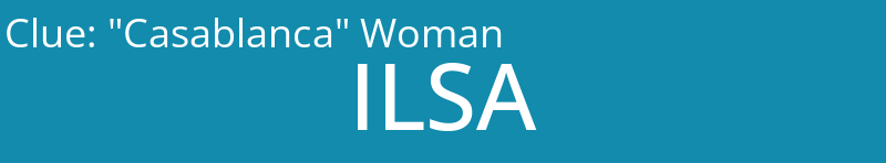 "Casablanca" Woman