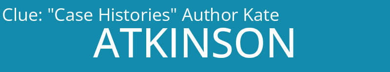 "Case Histories" Author Kate