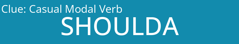 Casual Modal Verb