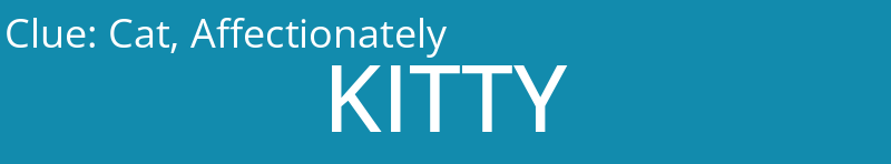 Cat, Affectionately