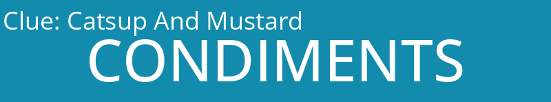Catsup And Mustard