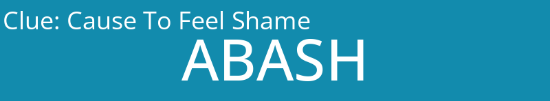 Cause To Feel Shame