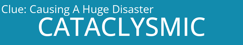 Causing A Huge Disaster