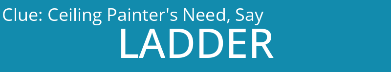 Ceiling Painter's Need, Say