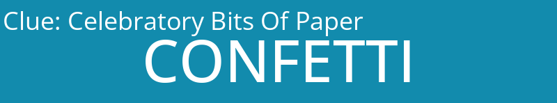 Celebratory Bits Of Paper