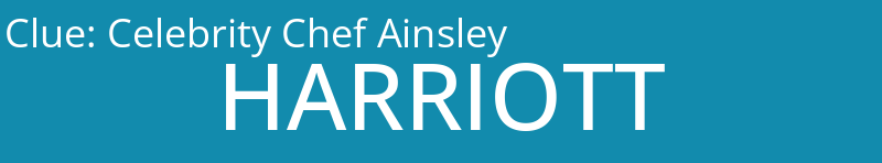 Celebrity Chef Ainsley