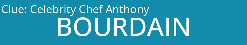 Celebrity Chef Anthony