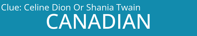 Celine Dion Or Shania Twain