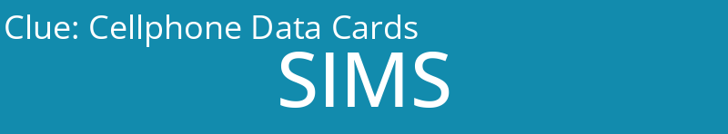 Cellphone Data Cards