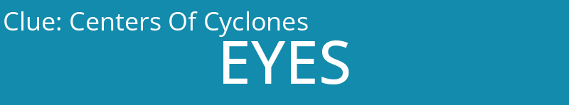 Centers Of Cyclones