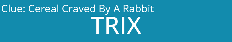 Cereal Craved By A Rabbit