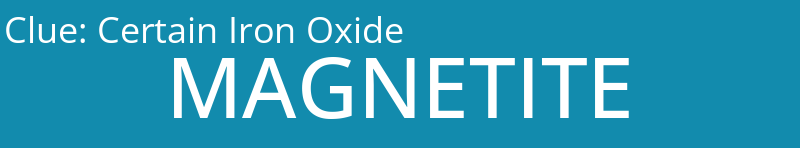 Certain Iron Oxide
