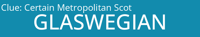Certain Metropolitan Scot