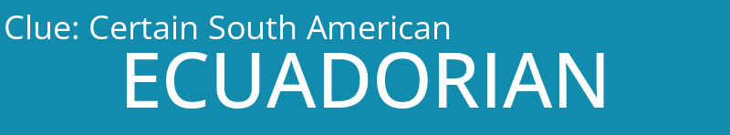 Certain South American