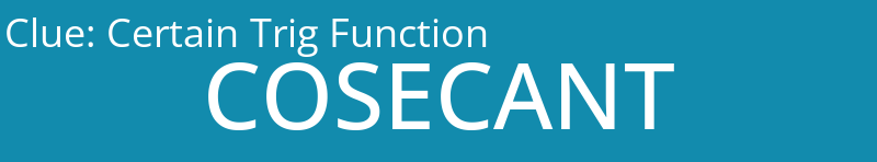 Certain Trig Function