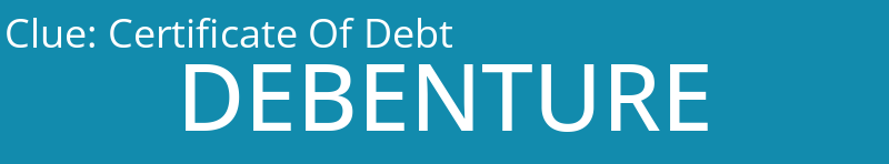 Certificate Of Debt