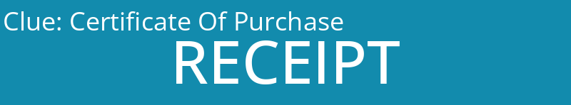 Certificate Of Purchase