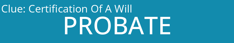 Certification Of A Will