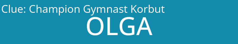 Champion Gymnast Korbut