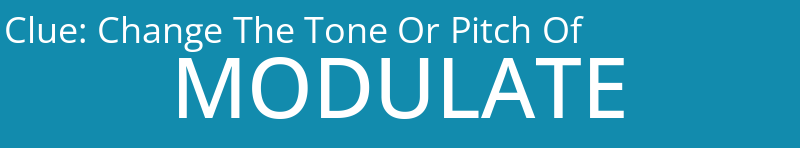 Change The Tone Or Pitch Of