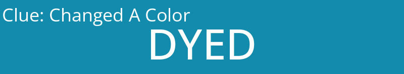 Changed A Color