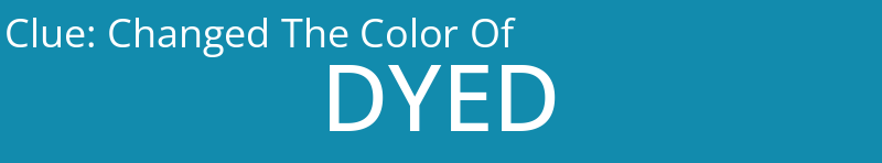 Changed The Color Of