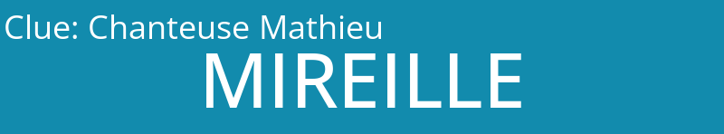 Chanteuse Mathieu